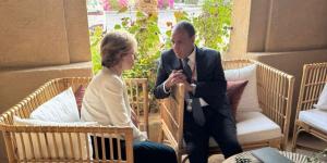 وزير الخارجية يلتقي مع مستشارة الرئيس الفرنسي لشئون الشرق الأوسط - وضوح نيوز