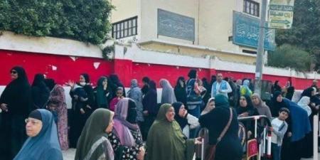 حضور لافت للمرأة.. توافد المواطنين على لجان الجيزة للتصويت في انتخابات النواب - وضوح نيوز