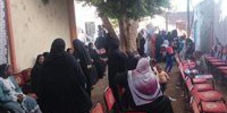 انتظام التصويت بمدرسة المنصورية الابتدائية في الدائرة الأولى بأسوان - وضوح نيوز