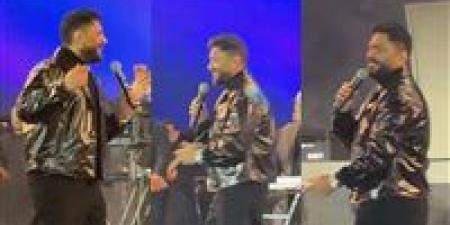 ظهور تامر حسني في حفلة بعد التعافي.. هل مازال يعاني من المرض؟ - وضوح نيوز