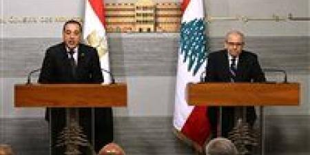 رئيس الوزراء: موقف مصر ثابت في دعم لبنان واستقراره ووحدته الوطنية - وضوح نيوز
