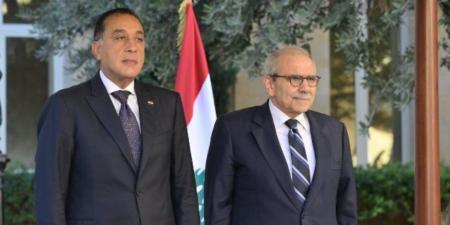 رئيس الوزراء من لبنان: تم الاتفاق على مشروعات مشتركة فى مجالات الغاز والكهرباء - وضوح نيوز