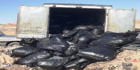 ضبط سيارة تلقي نفايات طبية خطرة بأسوان والمحافظ يحيل المتسببين للنيابة العامة - وضوح نيوز