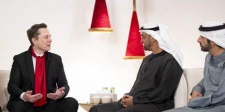 رئيس الإمارات يبحث مع إيلون ماسك التطورات التكنولوجية والذكاء الاصطناعي - وضوح نيوز