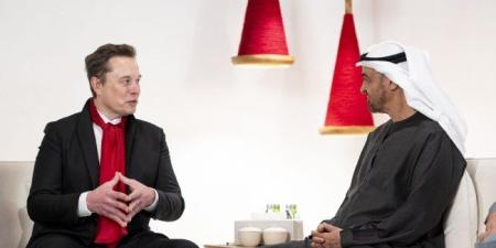رئيس الإمارات يبحث مع ماسك التكنولوجيا المتقدمة والذكاء الاصطناعي (التفاصيل الكاملة) - وضوح نيوز
