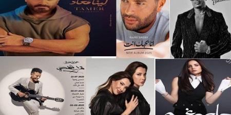 حصاد ألبومات 2025.. موسم موسيقي مشتعل وعودة قوية لنجوم الغناء العربي - وضوح نيوز