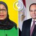 الرئيس السيسي يهنئ الرئيسة التنزانية بمناسبة فوزها في الانتخابات الرئاسية لولاية ثانية - وضوح نيوز
