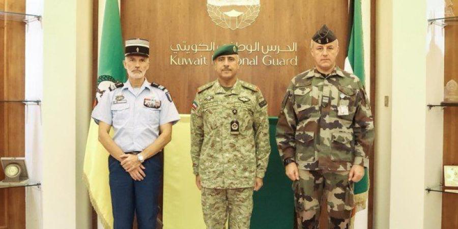 وكيل الحرس الوطني يستقبل مدير الأمن الداخلي لـ«الجندرما» الفرنسية لدى الكويت وقطر - وضوح نيوز