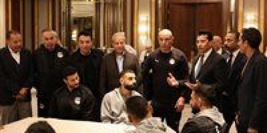 وزير الرياضة وهاني أبو ريدة يحفزان المنتخب قبل أمم أفريقيا - وضوح نيوز