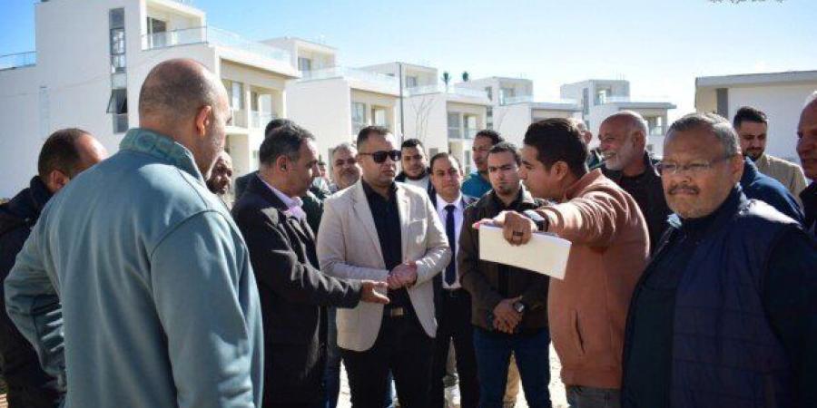 نائب رئيس الهيئة لقطاع التنمية والإنشاءات يتفقد مشروعات مدينة العلمين - وضوح نيوز