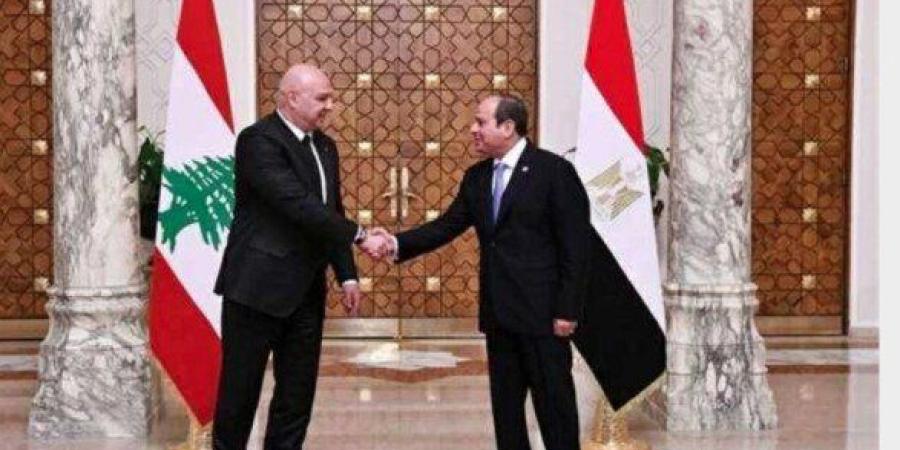 الرئيس اللبناني يعرب عن تقديره لحرص الرئيس السيسي على أمن واستقرار لبنان - وضوح نيوز