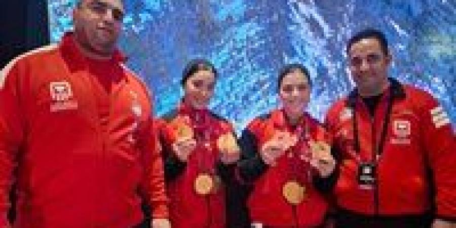 ميرنا وحبيبة تحصدان 15 ميدالية لمصر في رفع الأثقال بقطر - وضوح نيوز