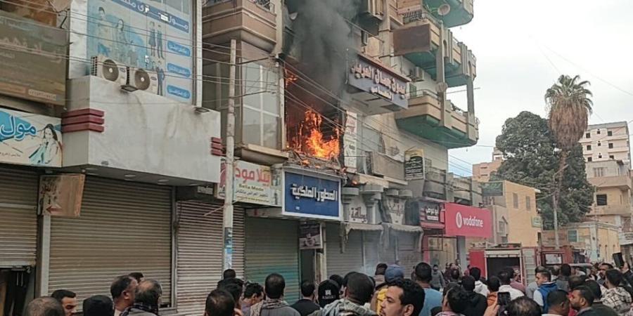 الحماية المدنية تسيطر على حريق ويخلف 10 مصابين بطهطا فى سوهاج - وضوح نيوز