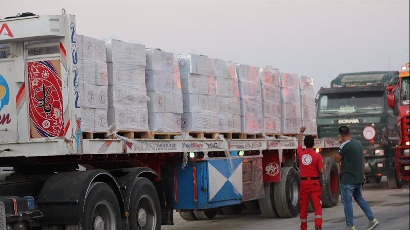 اليوم.. انطلاق 3 أفواج من المساعدات الإنسانية المصرية إلى قطاع غزة
