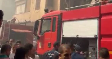 السيطرة على حريق هائل بـ مطعم شهير في الباجور قبل وقوع كارثة كبرى بالمنوفية