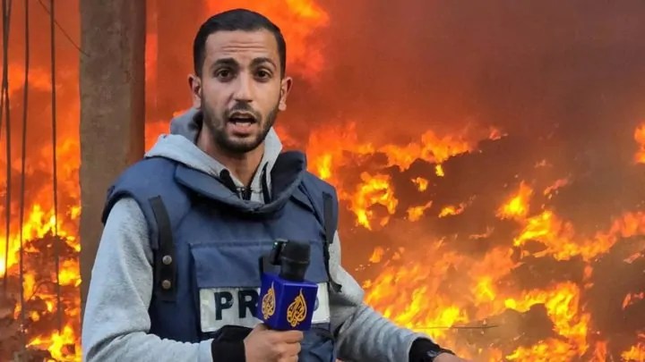 استشهاد الصحفيين أنس الشريف ومحمد قريق باستهداف خيمة للصحفيين أمام مستشفى الشفاء