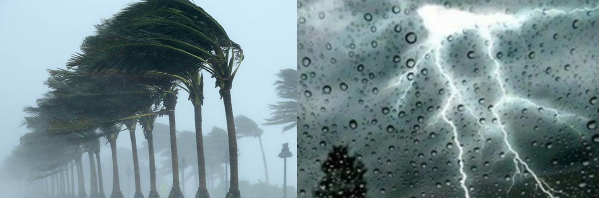 أمطار رعدية مصحوبة برياح قوية تقتحم عدة ولايات