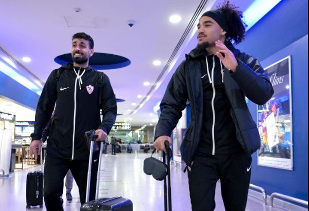 بعثة الزمالك تصل إلى زامبيا بعد رحلة استمرت طويلاً استعدادًا لمواجهة زيسكو في دور الكونفدرالية