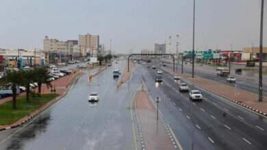 توقعات الطقس تتراوح بين الأمطار المتفاوتة على الشرقية وثلاث مناطق حتى غد