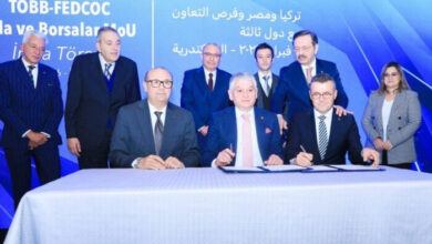 رئيس غرفة بورسعيد أحمد الوكيل يوقع مذكرة تفاهم مع الغرف التركية لتعزيز التعاون الاقتصادي