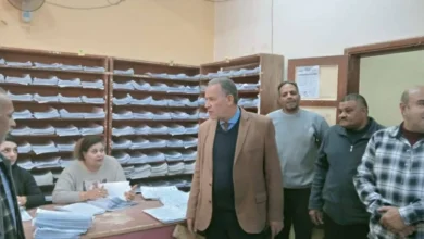 مدير تعليم أسيوط يتفقد كنترول الشهادة الإعدادية ويؤكد اعتماد النتائج الأسبوع المقبل