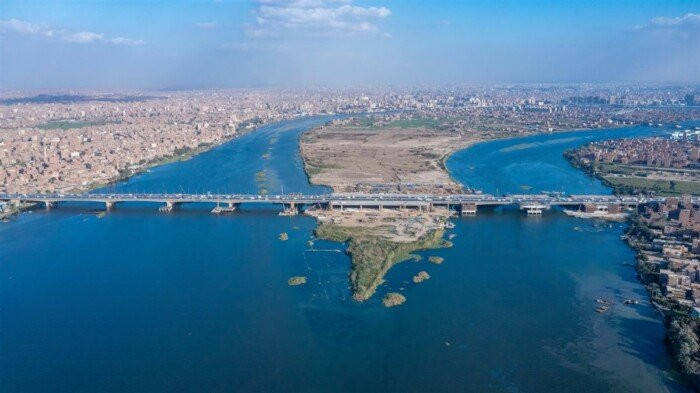 وزارة النقل تنشر فيديو يظهر تقدم أعمال تنفيذ توسعة كوبري الوراق على النيل