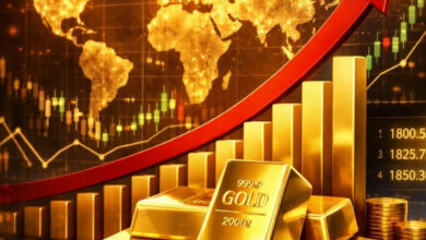 ارتفاع قياسي في أسعار الذهب يصل إلى 300 جنيه للجرام ويدخل الأسواق في حالة استنفار