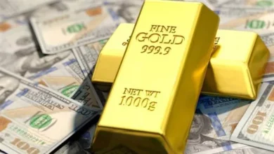 الذهب يتراجع وسط ارتفاع الدولار وتراجع التفاؤل بشأن خفض أسعار الفائدة