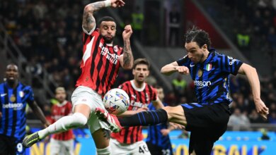 القنوات الناقلة لمباراة ميلان وإنتر في الدوري الإيطالي وكيفية المشاهدة عبر الإنترنت