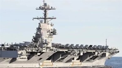 انباء عاجلة: حريق يقلب السفينة الحربية الأمريكية في البحر الأحمر والقيادة المركزية توضح التفاصيل