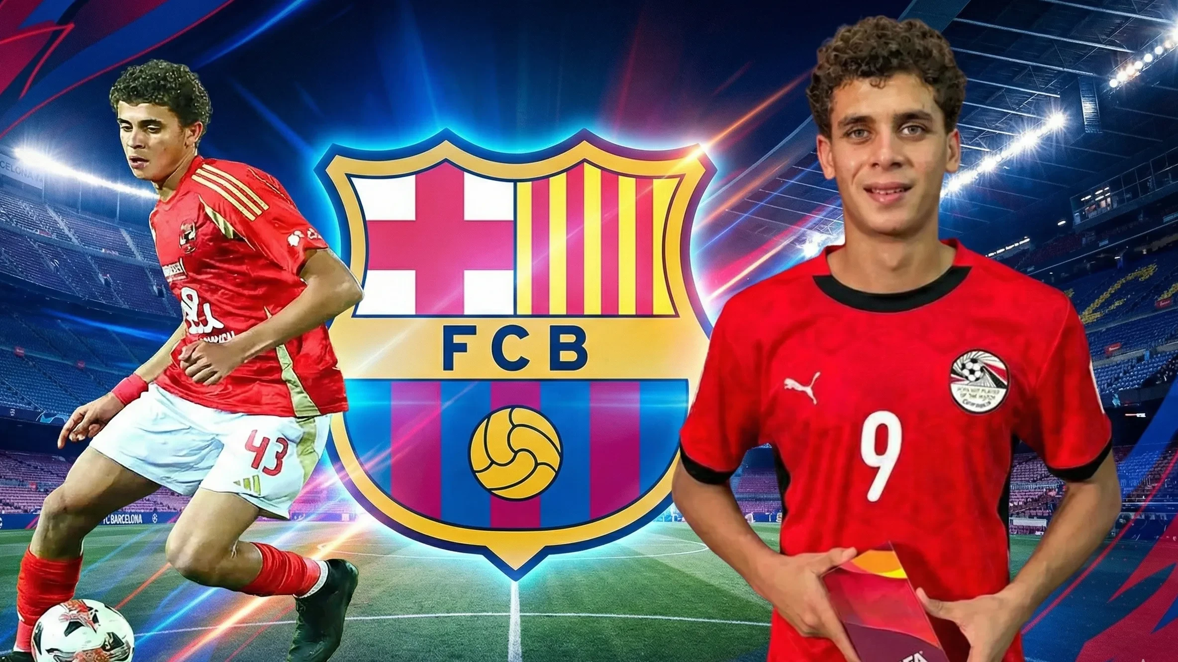 برشلونة يوجه رسالة علنية إلى حمزة عبد الكريم ويؤكد اهتمامه بالتعاقد معه