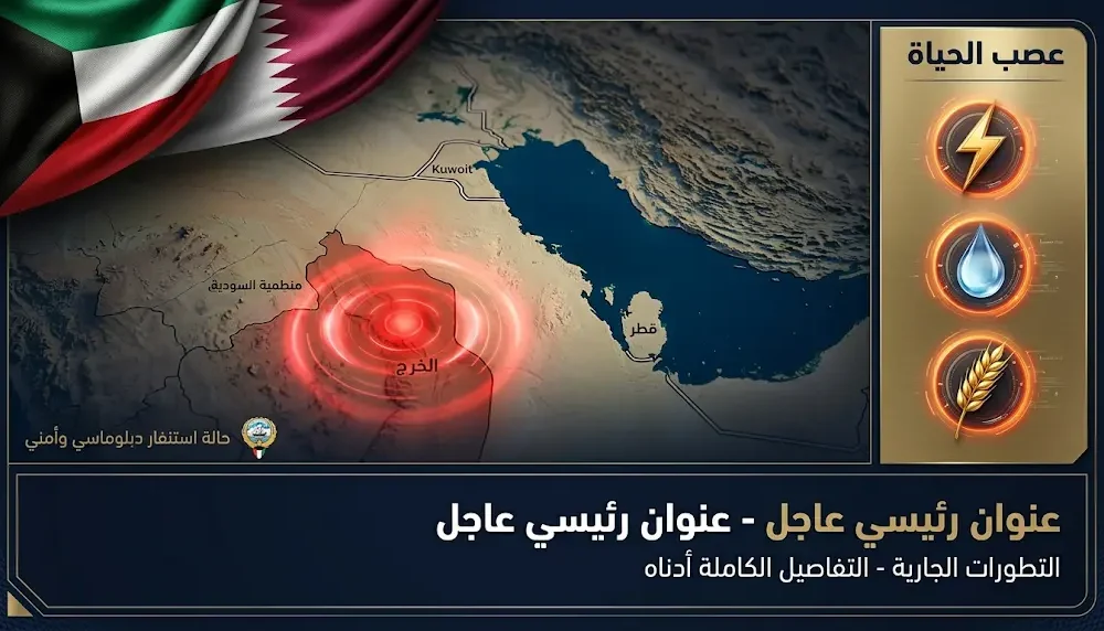 بيان عاجل من قطر يحذر من استهداف عصب الحياة والمنشآت الحيوية في منطقة الخرج بعد الهجوم الإيراني
