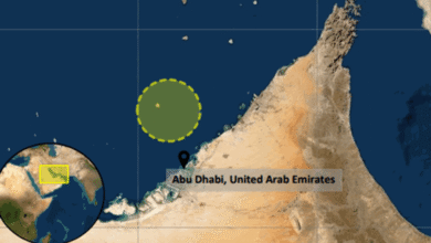تحذير عاجل: دوي انفجار قوي يهدف إلى قرب سفينة في شمال أبو ظبي يثير القلق والقلق المتزايد