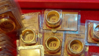 تراجع أسعار الذهب عالميًا يهبط بسعر شركة SJC إلى 184.8 مليون دونغ فيتنامي