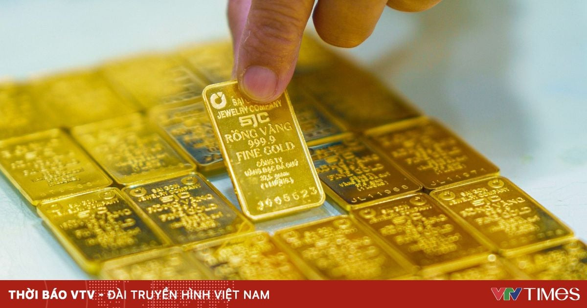 تراجع ملموس في أسعار الذهب يتجاوز مليوني دونغ فيتنامي لكل تايل