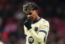 رباعي برشلونة يامال وألبا مهددون بالإيقاف بسبب الانذارات