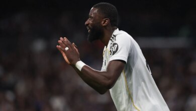 روديجر يحتفي بفالفيردي بطريقة غير مألوفة ويذهب إلى ساقه مباشرة