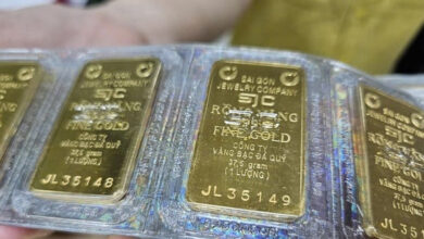 سعر سبائك وخواتم الذهب من شركة SJC يواصل الارتفاع في بداية صباح 7 مارس