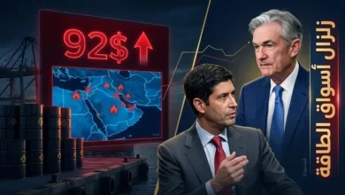 قفزة تاريخية في أسعار النفط تصل إلى 92 دولارًا مع تصاعد التوترات العسكرية في إيران وتزايد التحديات أمام الفيدرالي الأمريكي