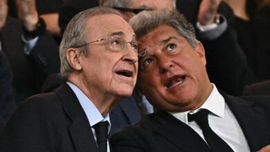 لابورتا يتهم الحكام بمساندة ريال مدريد ويختار فليك على جوارديولا