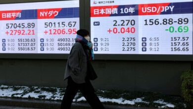 مؤشرات الأسهم اليابانية تتهاوى بنسبة 5% في ظل ارتفاع أسعار النفط